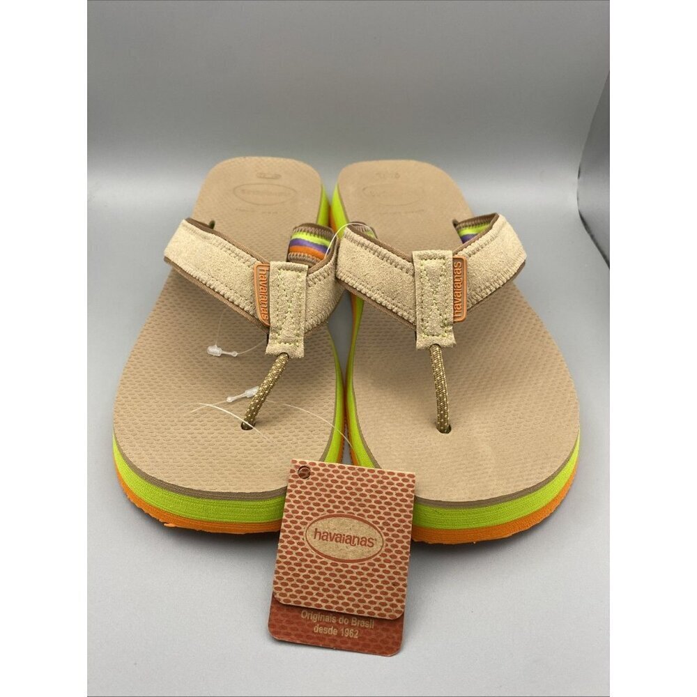 Havaianas Urban Fusion II sandal, 13 Men's NWT! Flip Flop Bold Color Combo